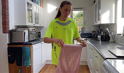 This Housewife Is Only Wearing a T-shirt